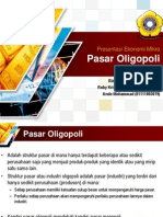 Presentasi Ekonomi Mikro Pasar Oligopoli