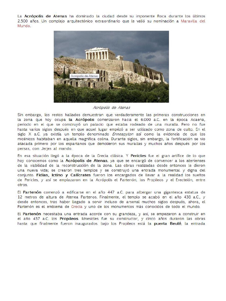 La Acrópolis | Antigua Grecia | Hogares y jardines | Prueba gratuita de