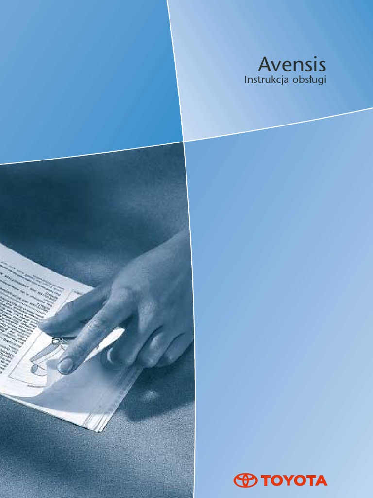 Toyota Avensis Iii Instrukcja Obsługi Pdf