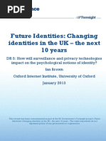 Surveillance and Privacy Technologies Impact On Identity