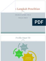 Langkah Langkah Penelitian TB