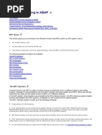 RFC Programming in ABAP
