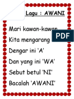 Tajuk Lagu