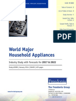 World Major Household Appliances: Industry Study With Forecasts For