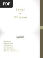 Latency in LTE Comments