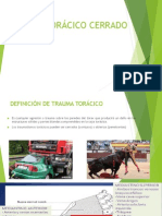 Trauma torácico cerrado: definición, lesiones y manejo