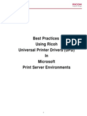 Ricoh Upd Bestpractices Group Policy Port Computer Networking