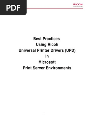 Ricoh Upd Bestpractices Group Policy Port Computer Networking