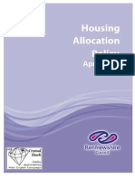 Housing AllocationPolicy