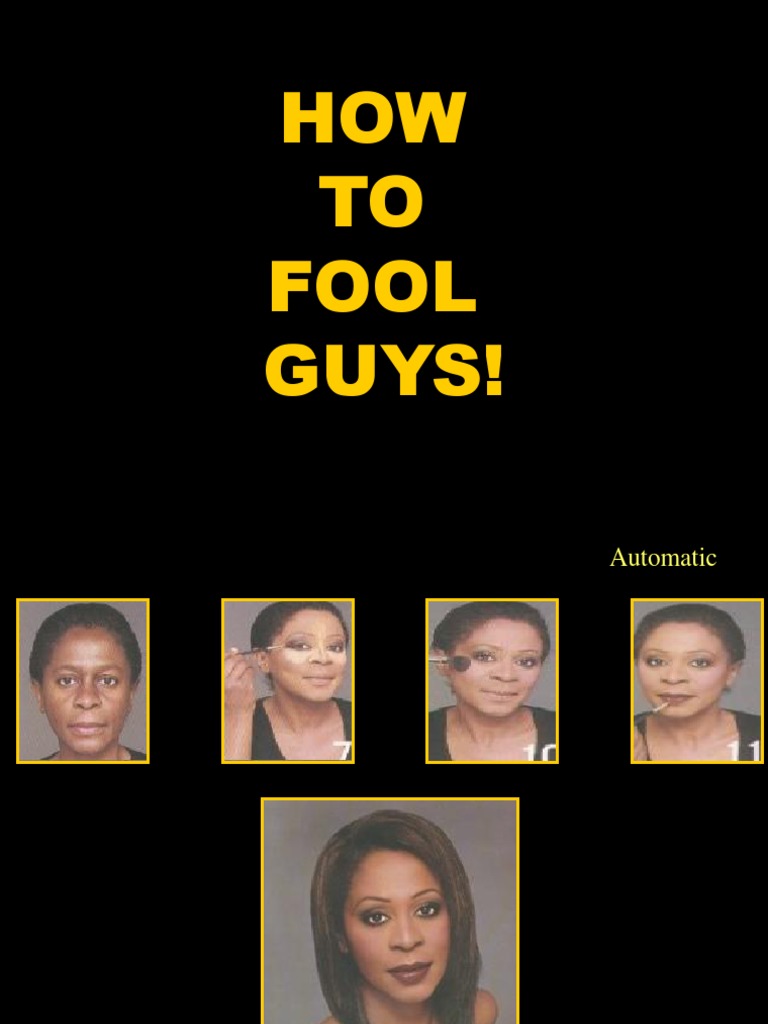 How to Fool Guys: Face Washing Tips | PDF