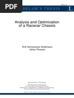 Analysis of Racecar Chassis