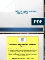 Evaluación de Las Instituciones Educativas
