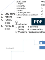 CZ Grandmother 1. Loving 3. Attentive 2. Caring 4. Understanding 5. Wonderful / Best Grandmother in The World