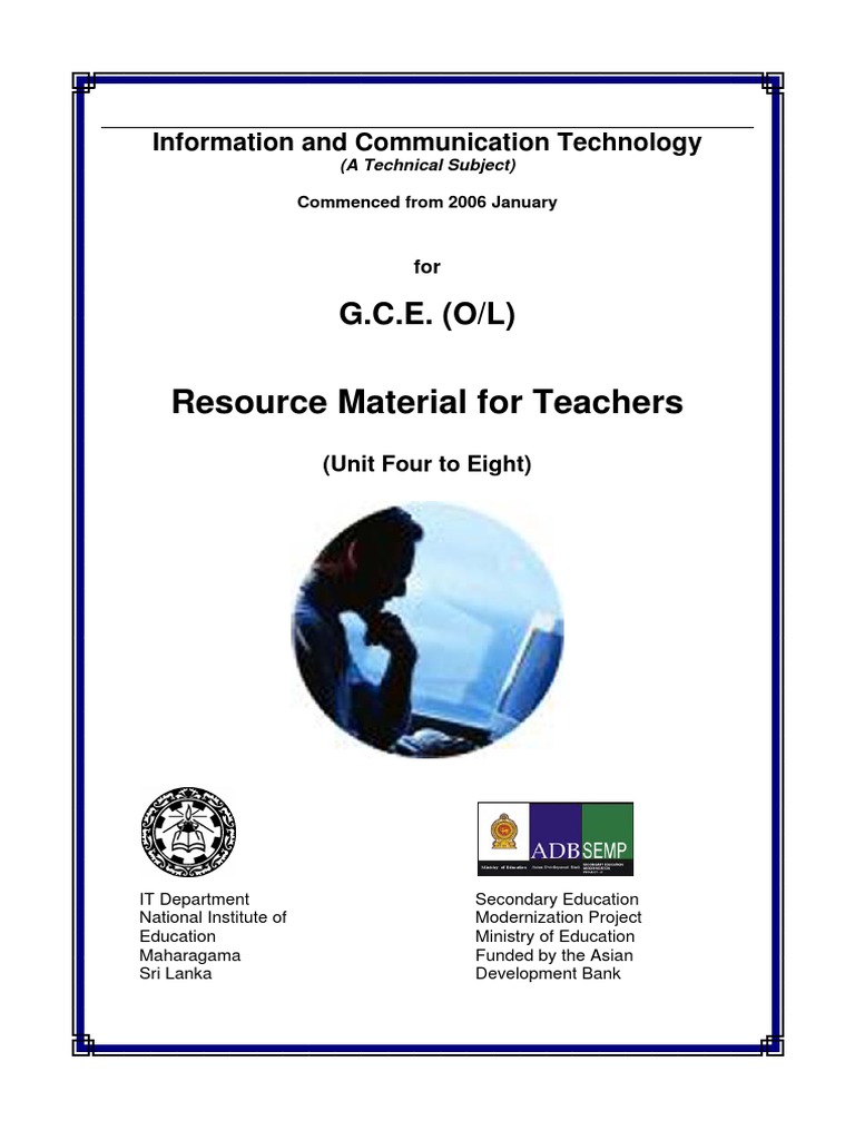 ol ict resource material for teachers Compiler Computer Programming