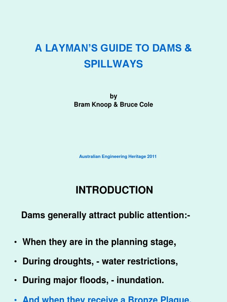 Understanding Dams and Spillways | PDF | Spillway | Dam