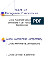 Dimensions of Self-Management Competencies