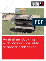 Australian Cooking With Weber Portable Charcoal Barbecues