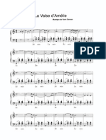 Acordeon Vals de Amelie Partitura Score Partitions Accordeon Accordion Fisarmonica Akkordeon