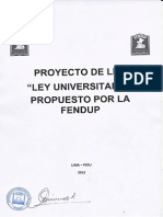 La Nueva Ley Universitaria