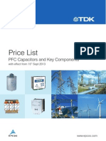 Price List: PFC and Key Components Capacitors
