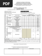 Quadro EM Regular Noturno2011