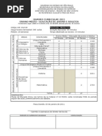 Quadro EM EJA Noturno2011