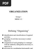 Organization in Management