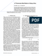 Experimental Study of Transverse Bed Motion in Rotary Kilns: Vs (D / D P) /2