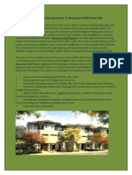Affordable Residential Apartment in Paramount Golf Forest Villa