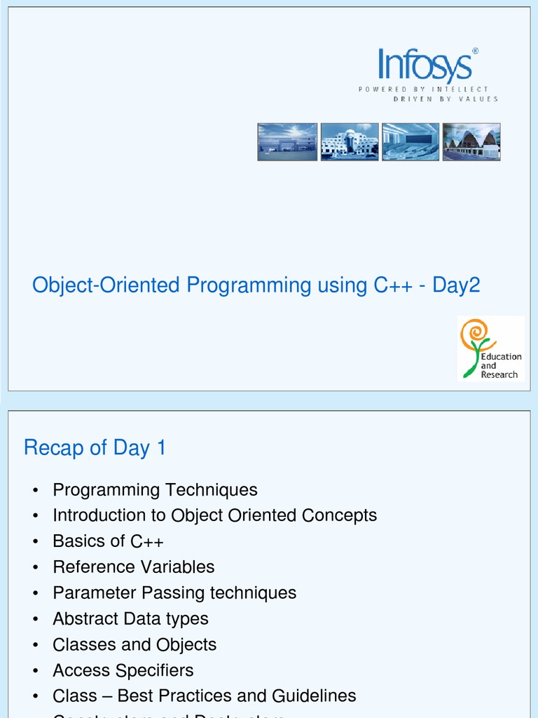 Object-Oriented Programming Using C++ - Day2 | PDF | C++ | Method ...