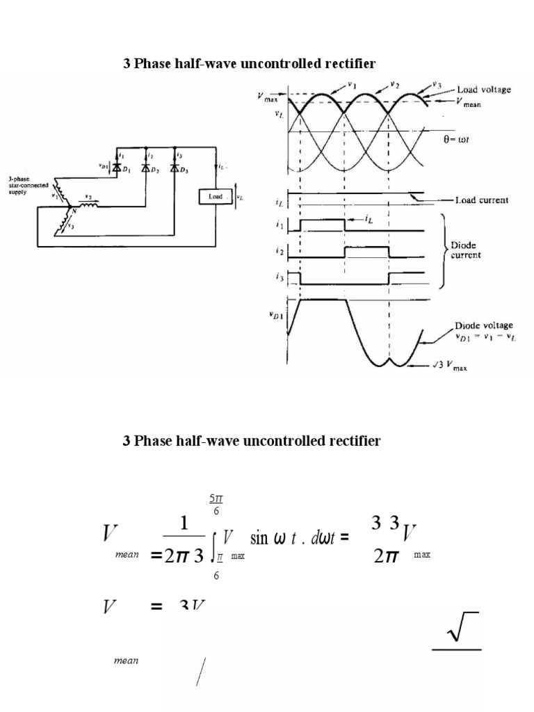 3 Phase Half Wafe | PDF | Teaching Methods & Materials | Science ...