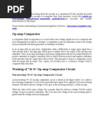 Op-Amp Comparator: Astable (Or Free-Running) Multivibrators Monostable Multivibrators