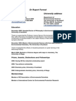 2010 Academic CV PhD