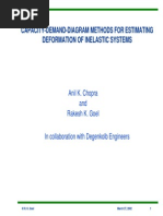 Capacity-Demand-Diagram Methods For Estimating Deformation of Inelastic Systems