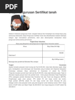 Download Biaya Pengurusan Sertifikat tanahdocx by kensell SN232856506 doc pdf