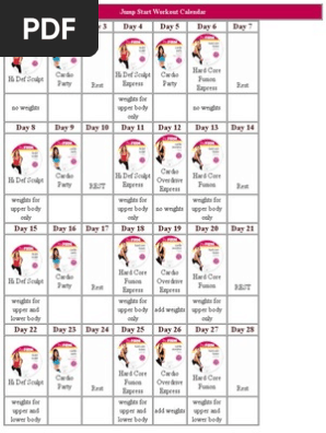 Workout Calendar