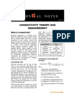 Conductivity Theory and Measurement