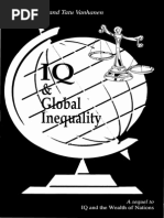 Richard Lynn Tatu Vanhanen IQ and Global Inequality