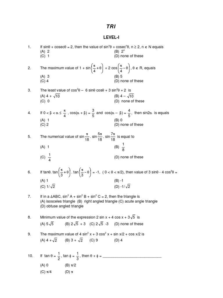 Trigonometry PDF Elementary Geometry Mathematical Analysis