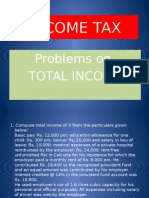 Income Tax Problems