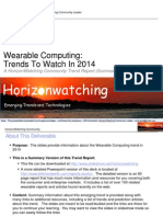 Wearablec Computing: Trends To Watch in 2014