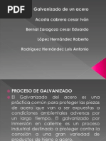 aceros galvanizados