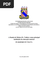 Elaboração de Projeto de Pesquisa Em Música 2011