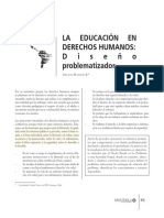 LA EDUCACIÓN EN DERECHOS HUMANOS - Diseño Problematizador PDF