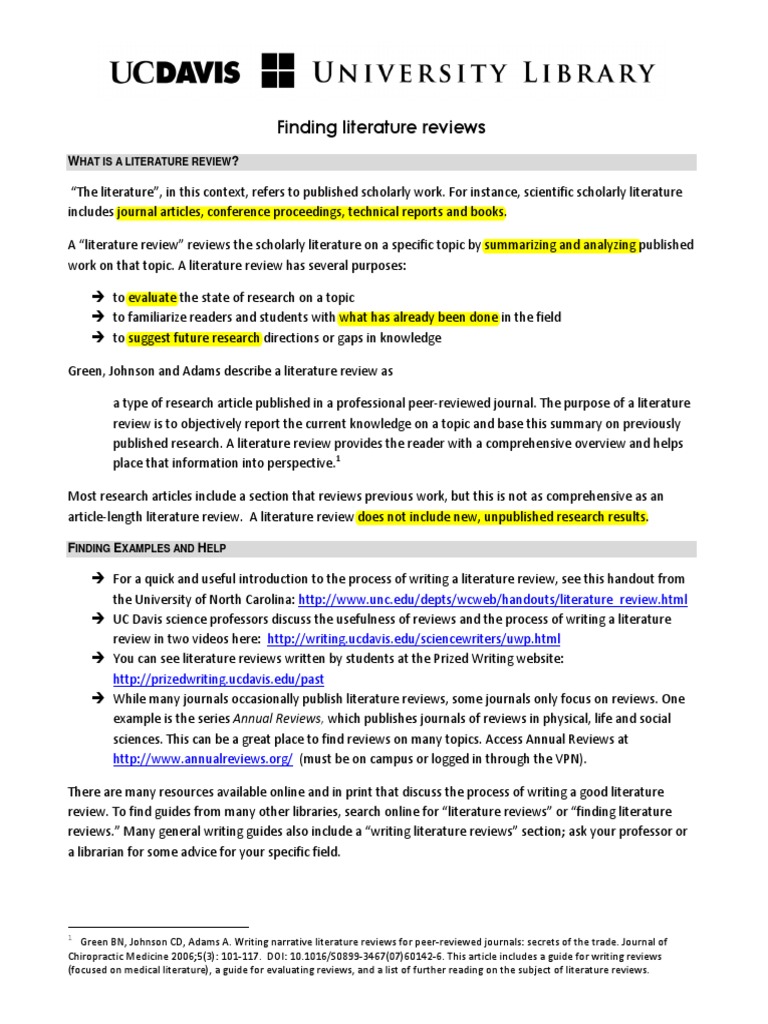 Literature Review Pdf Academic Journal Academic Publishing
