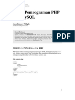 Dasar Pemrograman PHP dan MySQL