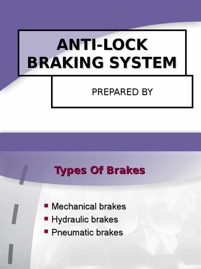 Anti-Lock Braking System | PDF | Anti Lock Braking System | Brake