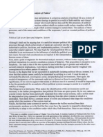 WEEK 4 David Easton A Systems Analysis of Political Life