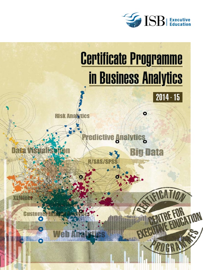 Certification in Business Analytics | PDF | Business | Art