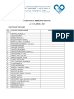 Categorii de Personal Didactic 2012-2013